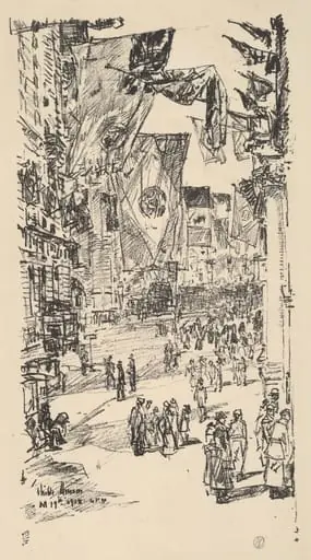 Avenue of the Allies, by Childe Hassam