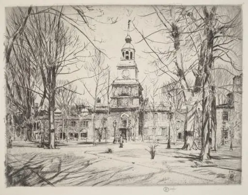 Independence Hall, by Childe Hassam