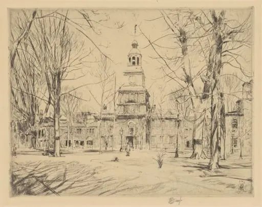 Independence Hall, by Childe Hassam