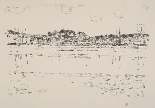 Inner Harbor, by Childe Hassam