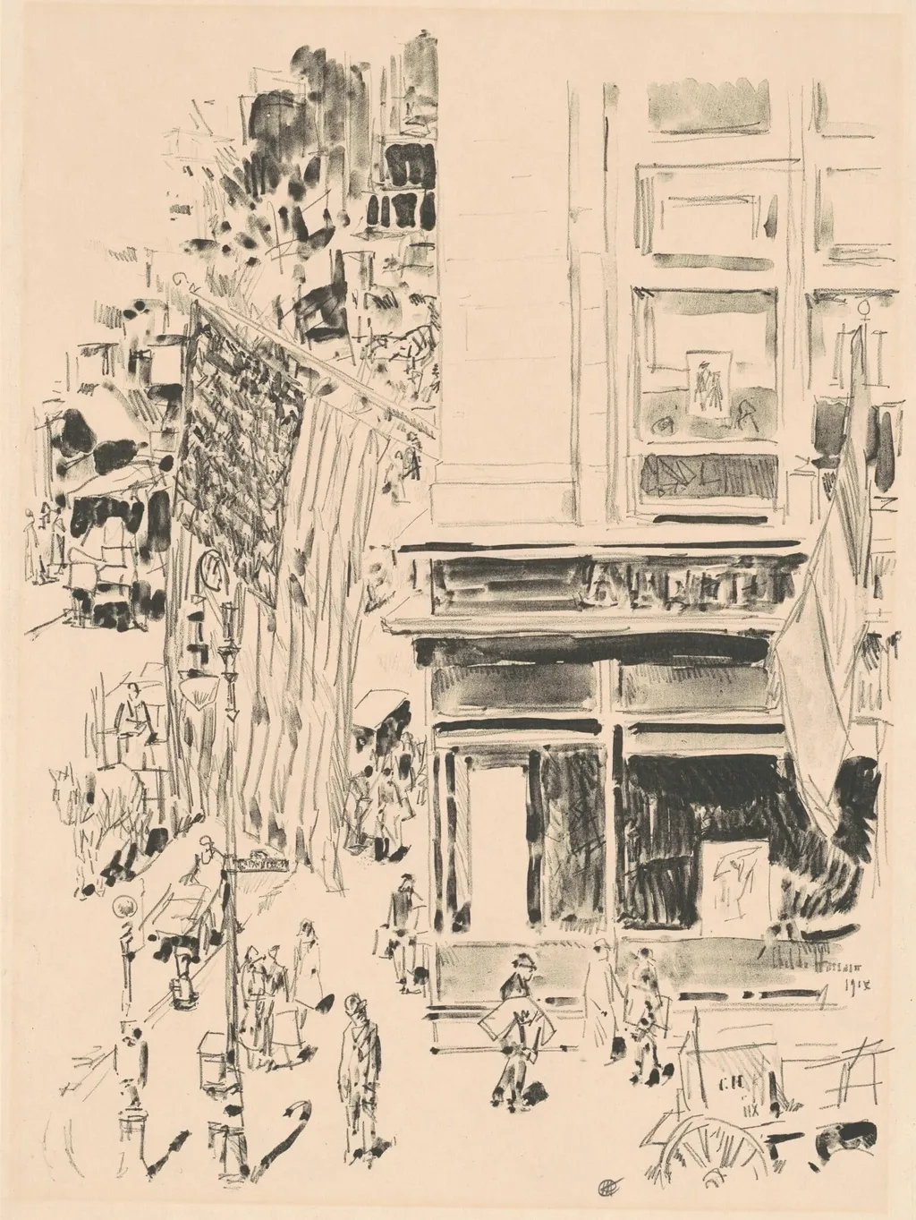 Lafayette Street, by Childe Hassam, 1918