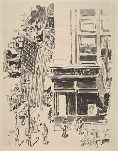 Lafayette Street, by Childe Hassam