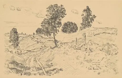 Landscape, Land of Nod, by Childe Hassam