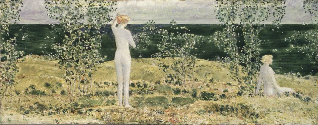 Montauk, by Childe Hassam, oil, 1921