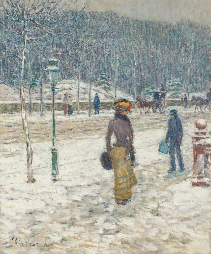 New York Street, by Childe Hassam