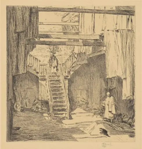 Old Chinatown, San Francisco, by Childe Hassam