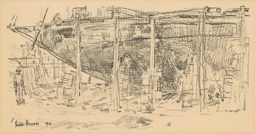 On the Ways, by Childe Hassam