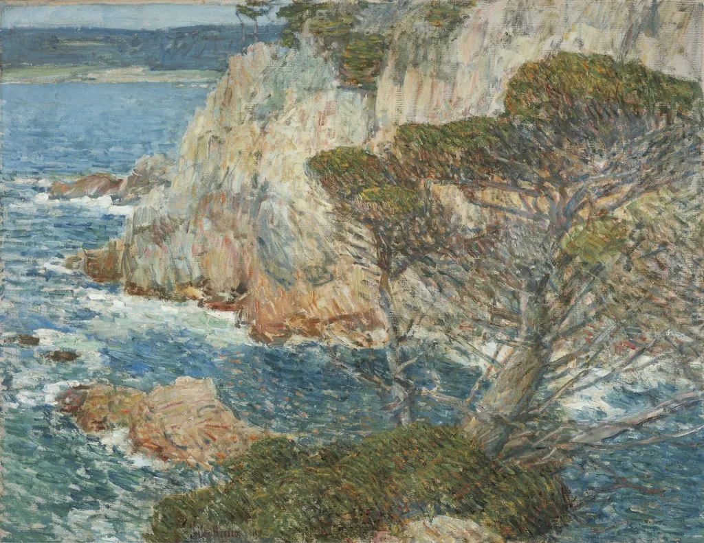 Point Lobos, Carmel, by Childe Hassam, unspecified, 1914