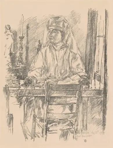 Red Cross Nurse, by Childe Hassam
