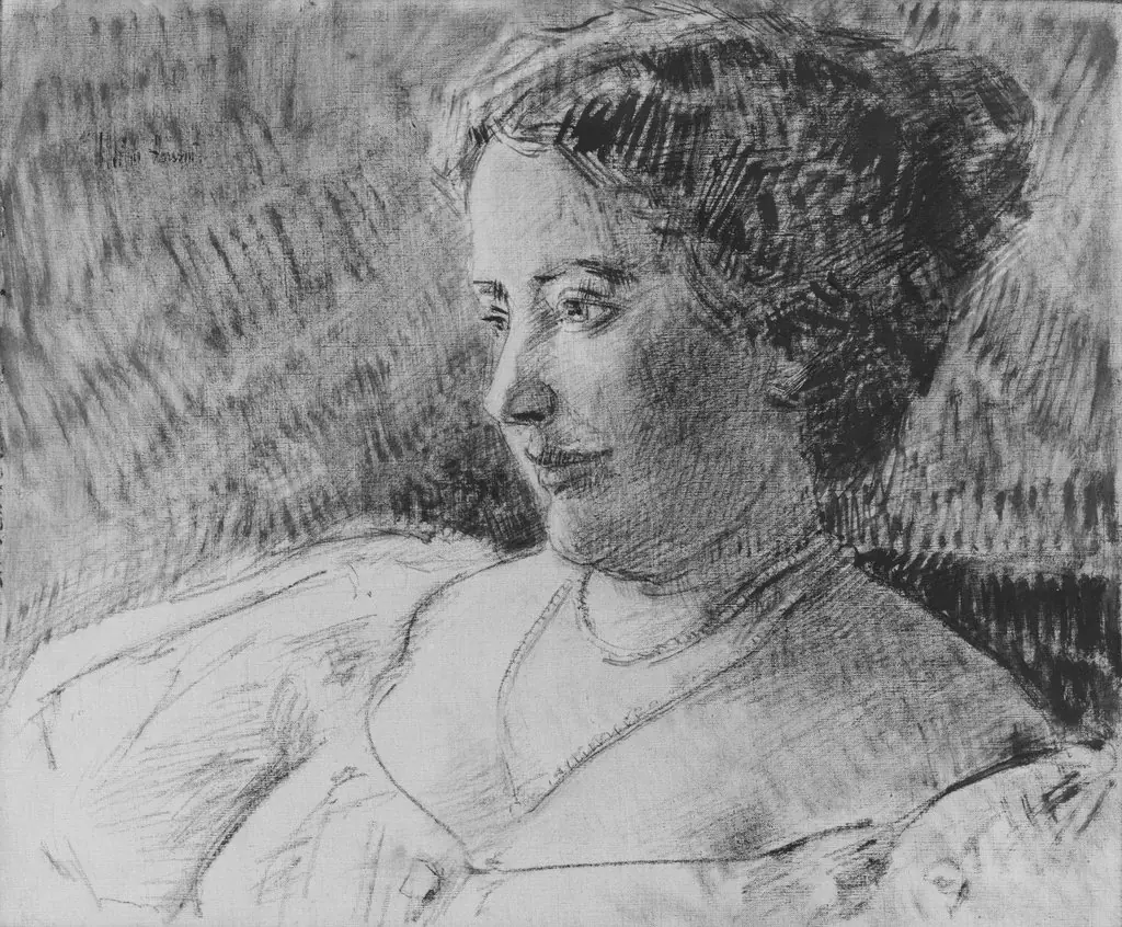 Study for Portrait of Mrs. Anna E. Little, by Childe Hassam