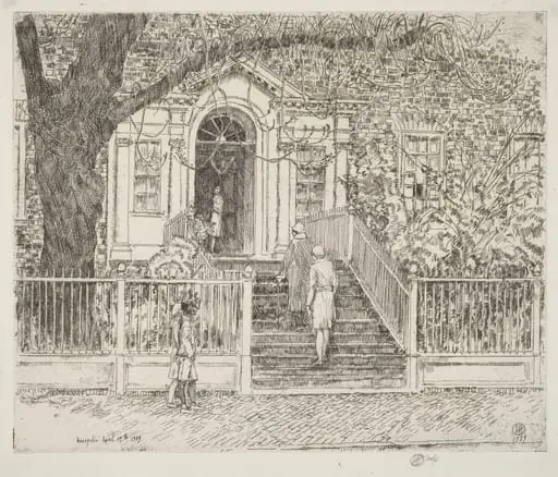 The Chase House, by Childe Hassam