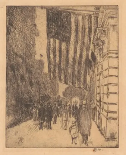 The Flag, by Childe Hassam