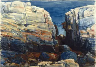 The Gorge, Appledore, by Childe Hassam, 1912