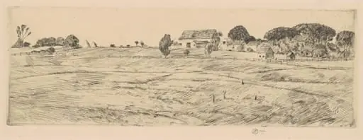 The Jonathan Baker Farm, by Childe Hassam