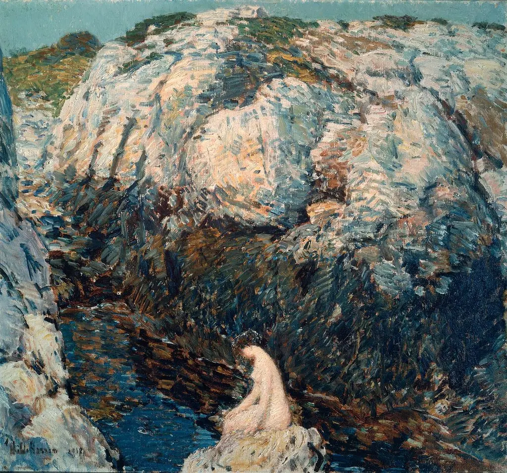 The Lady of the Gorge, by Childe Hassam