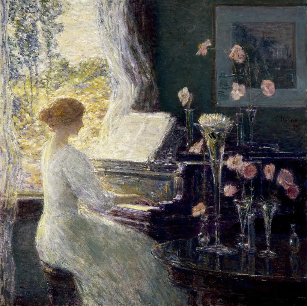 The Sonata, by Childe Hassam