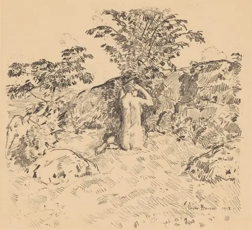 The Wild Cherry Tree, by Childe Hassam