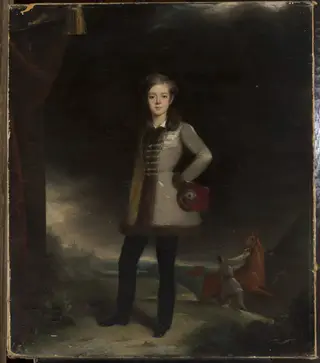 Childhood portrait of Adam Potocki