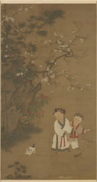 Children at Play on a Winter's Day