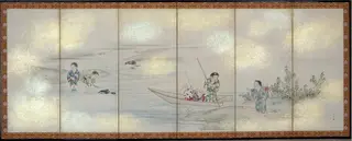 Children Playing in Summer and Winter