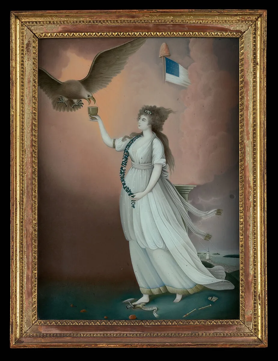 Liberty, by Chinese Painter, oil, 1800