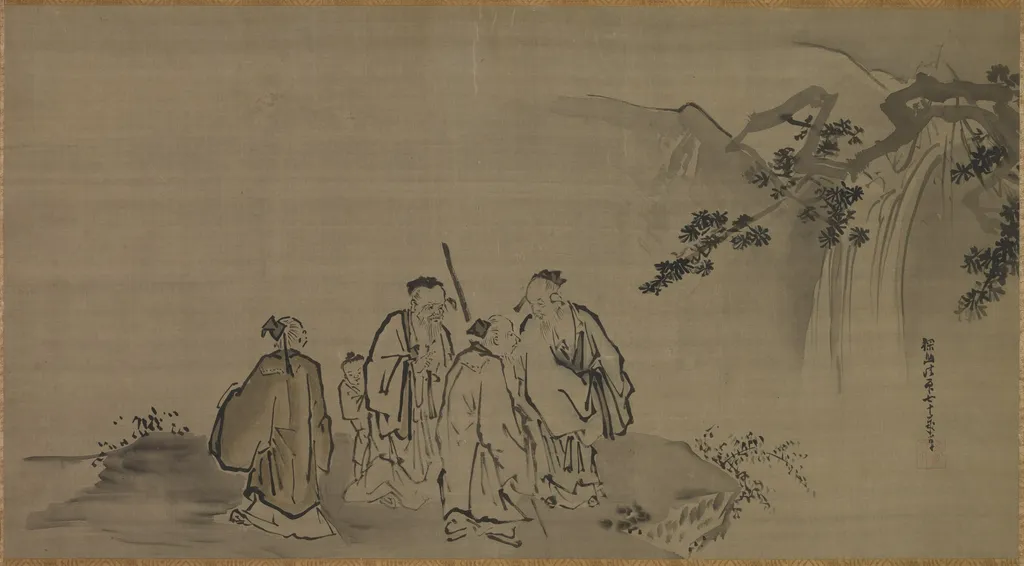 Chinese Sages, unspecified, 1649