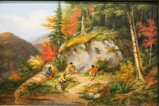 Chippewas Hunting Caribou