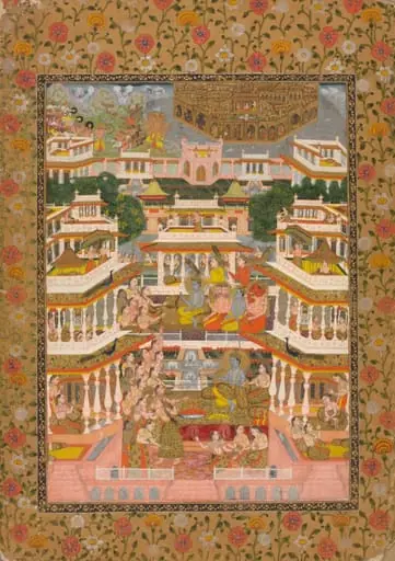 Tiered Court Scene, by Chitarman II