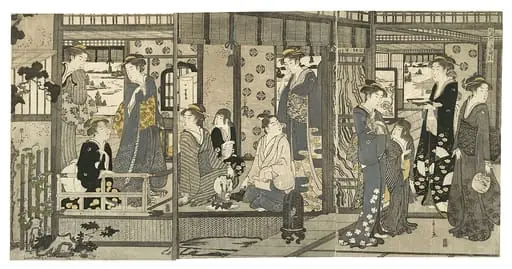 「風流やつし源氏　朝顔」|Bellflowers (Asagao), from the series Genji in Fashionable Modern Guise (Fūryū yatsushi Genji: Asagao), by Chôbunsai Eishi