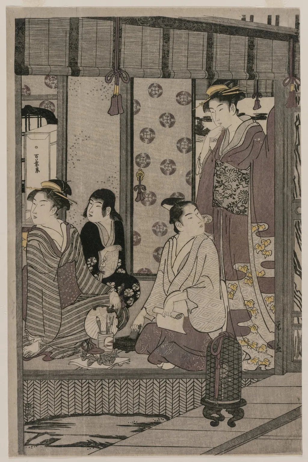 Morning Glory (from the series The Tale of Genji in Elegant Modern Dress), by Chôbunsai Eishi, 1790