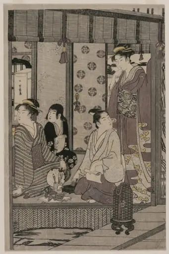 Morning Glory (from the series The Tale of Genji in Elegant Modern Dress), by Chôbunsai Eishi