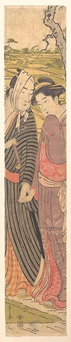 Untitled, by Chôbunsai Eishi, ink, 1780