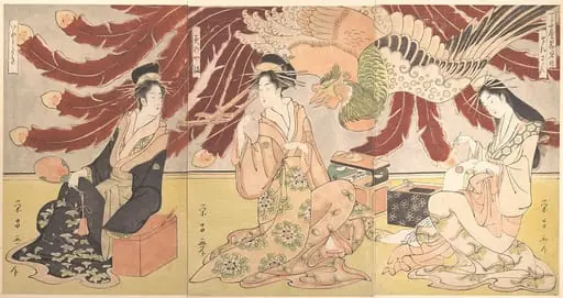 「丁子屋畧見世」|The Chōjiya Pleasure House by Day (Chōjiya hiru-mise), by Chōkōsai Eishō
