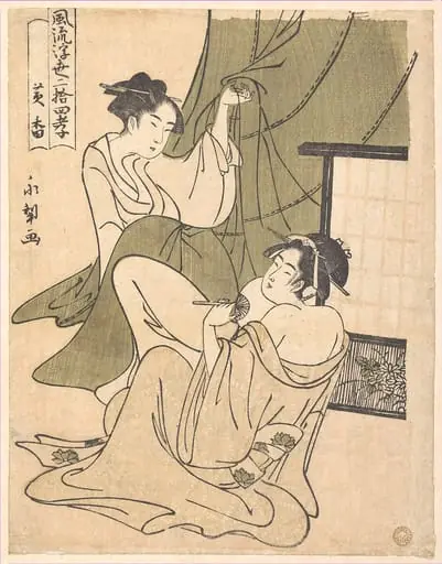 Untitled, by Chōkyōsai Eiri 鳥橋斎栄里