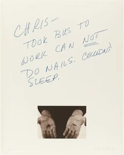 Untitled, by Chris Burden