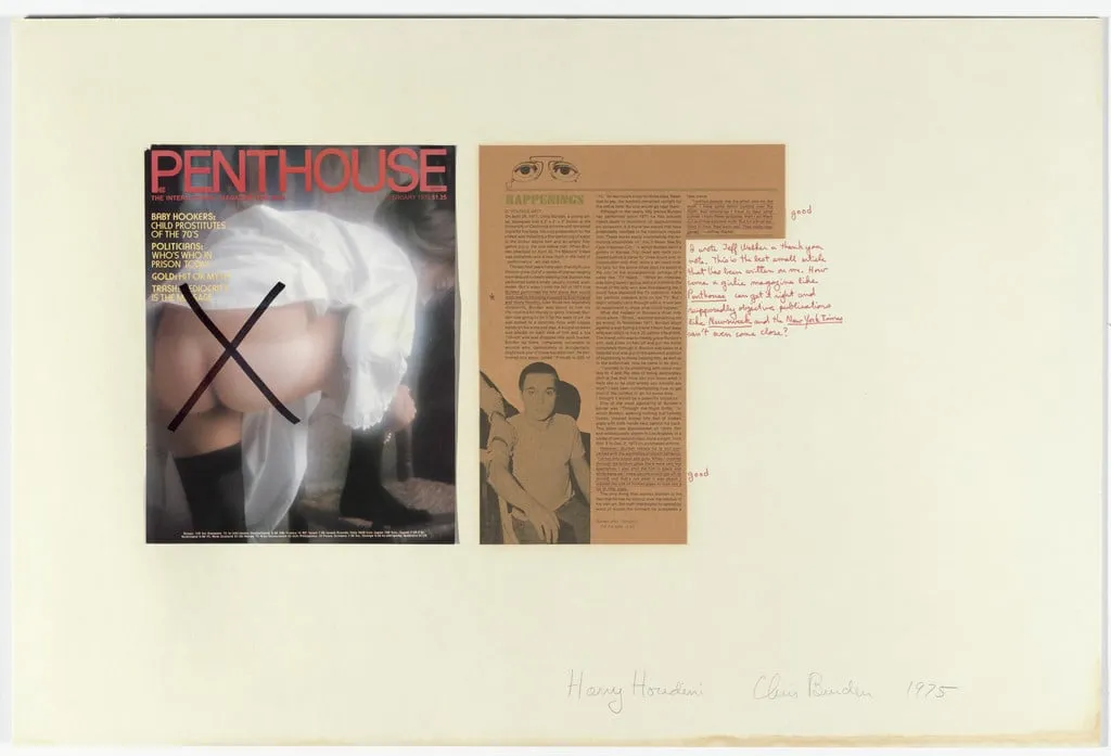 Untitled, by Chris Burden, 1975