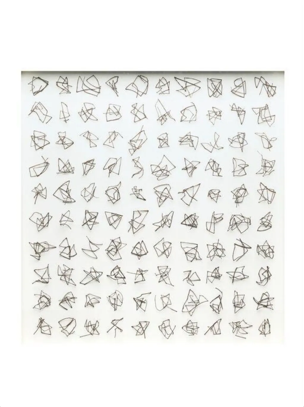 100 Drawings, by Chris Kenny, 2001