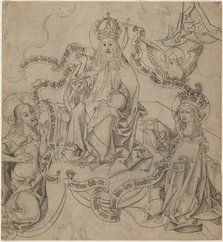 Christ and Mary Interceding with God the Father