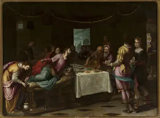 Christ at the house of Simon, by Cigoli