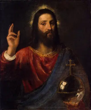 Christ Blessing, by Titian