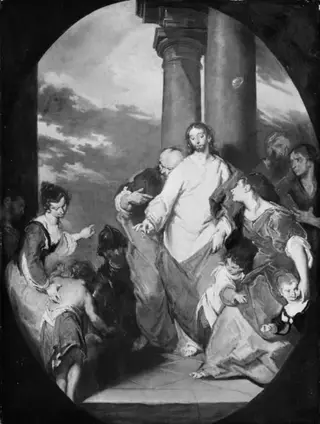 Christ Blessing Little Children