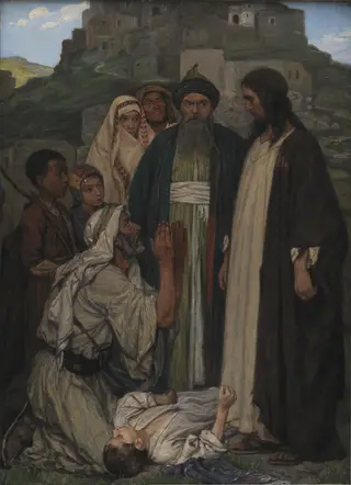 Christ Cures the Lunatic Child