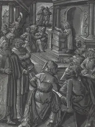 Christ Healing the Lame [verso]