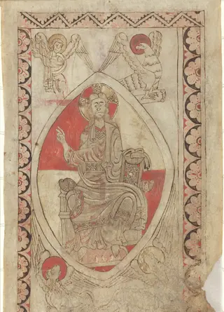 Christ in Majesty [recto]