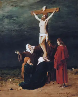 Christ on the Cross (Study painting)