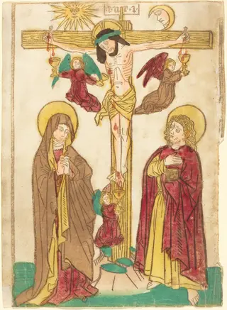 Christ on the Cross with Angels