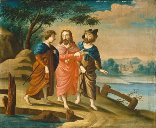 Christ on the Road to Emmaus, 1728