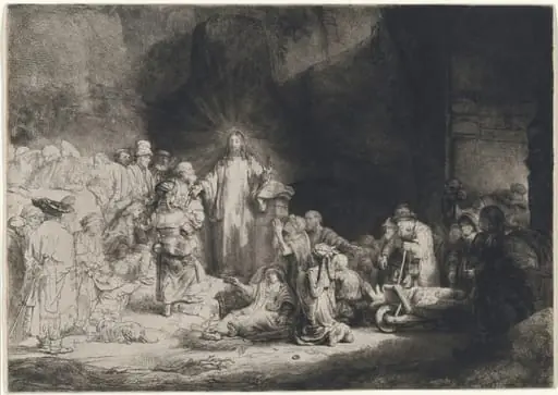 Christ Preaching (The Hundred Guilder Print)