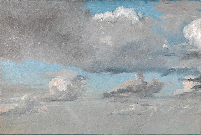 Cloud Study, by Christen Købke, unspecified, 1833