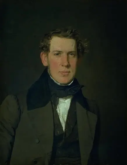 Portrait of Carl Adolf Feilberg, by Christen Købke